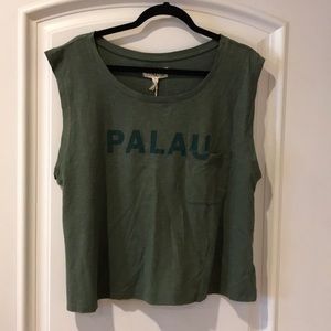 Textile Elizabeth and James Palau crop tank size L
